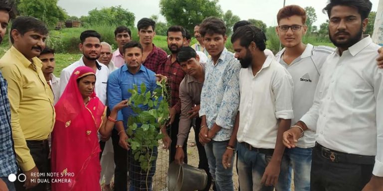 हिरनोदा वृक्षारोपण महारैली (12 अगस्त 2019): 150 पौधे लगाए, 300 पौधे बाँटे